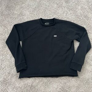 Figs black crew neck sweatshirt